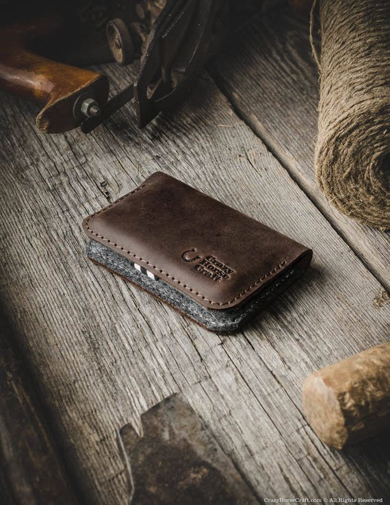 Leather business 2024 card holder mens