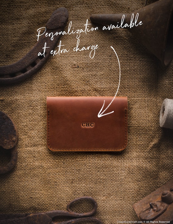 AirTag Leather Wallet [TW-NBr] - Card Holder - Premium Italian Veg