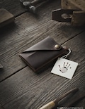 Minimalist wallet for men, card holder for women, slim wallet, men's wallet, women's wallet, coin purse Wood Brown small wallet perfect gift product logo