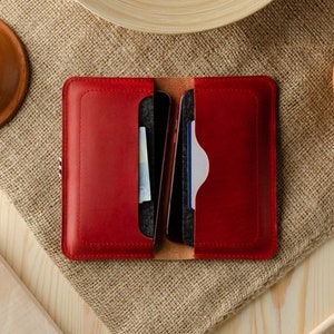 Funda tipo billetera para iPhone 16e 15 Pro Max para dos teléfonos 2 teléfonos Funda de cuero Crazy Horse roja para iPhone 15+, funda para iPhone 14 Pro, funda para iPhone 13