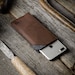 Leather iPhone 7 / 7 plus case, sleeve, wallet cardholder Crazy horse brown leather case, iPhone 8/8 plus case, iPhone X / Xr / Xs / Xs Max 