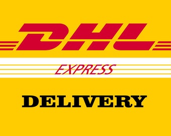 DHL or UPS express delivery upgrade.