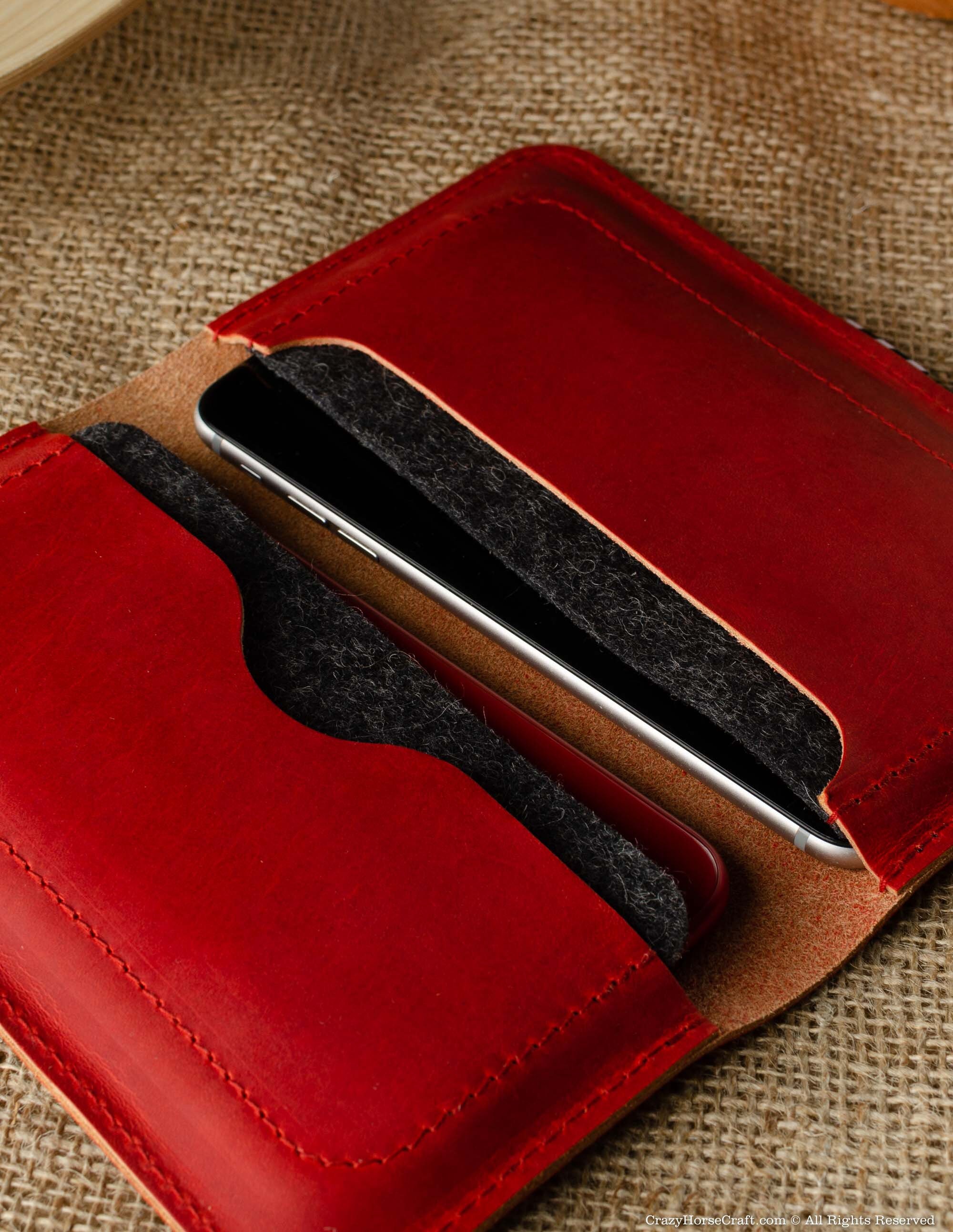 Funda billetera roja iPhone XS para 2 teléfonos funda cuero iPhone XS Max soporte para tarjetas - Imagen 8 de 131