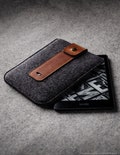 Kindle case Felt Vegetable Tanned Italian Leather Kindle Paperwhite 6 7" Sleeve eBook Cover Kindle 11 Colorsoft case Kindle Paperwhite 5 bag product logo