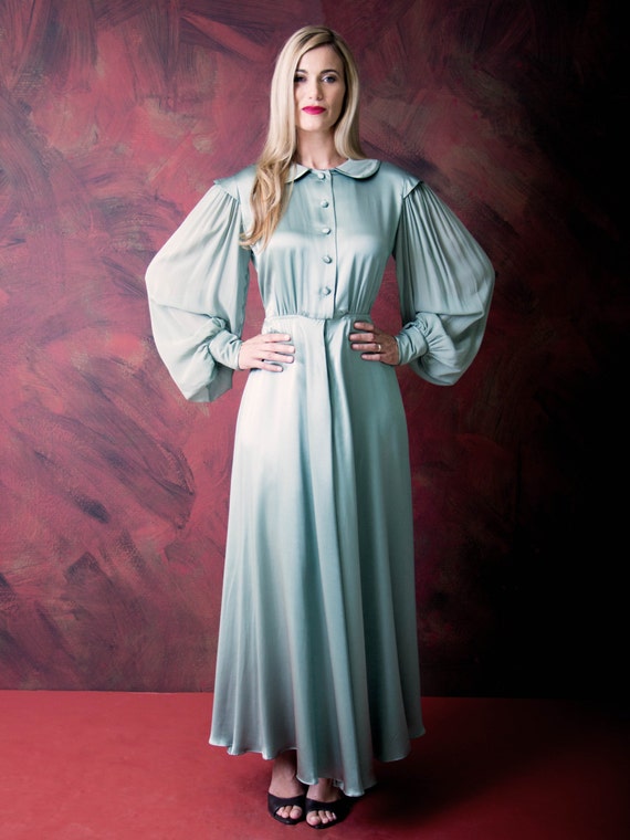 1940's Style Silk Gown