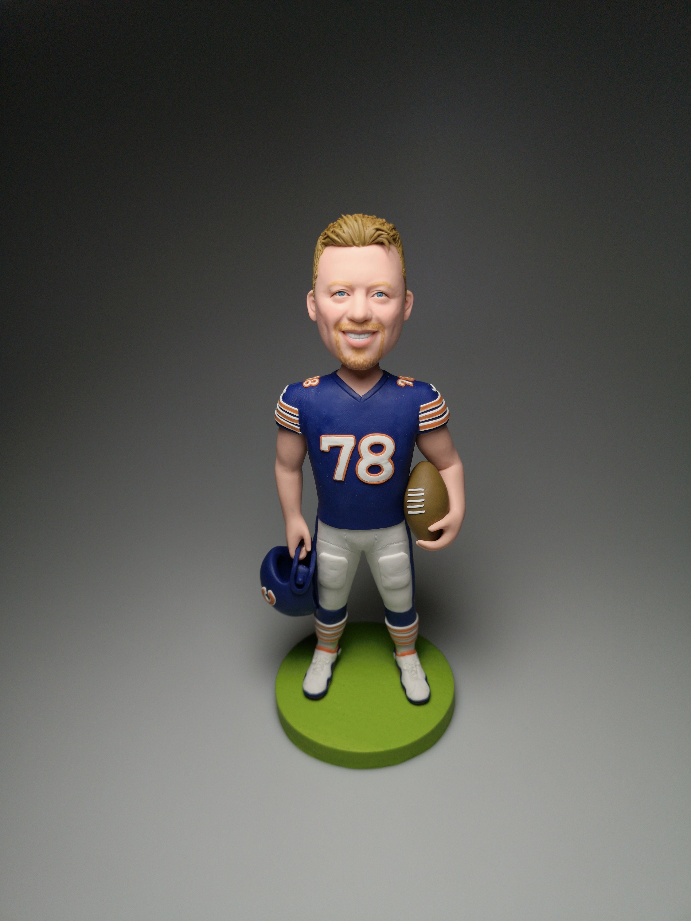 Custom Football bobblehead. 49ERS bobble headfootball gift Etsy