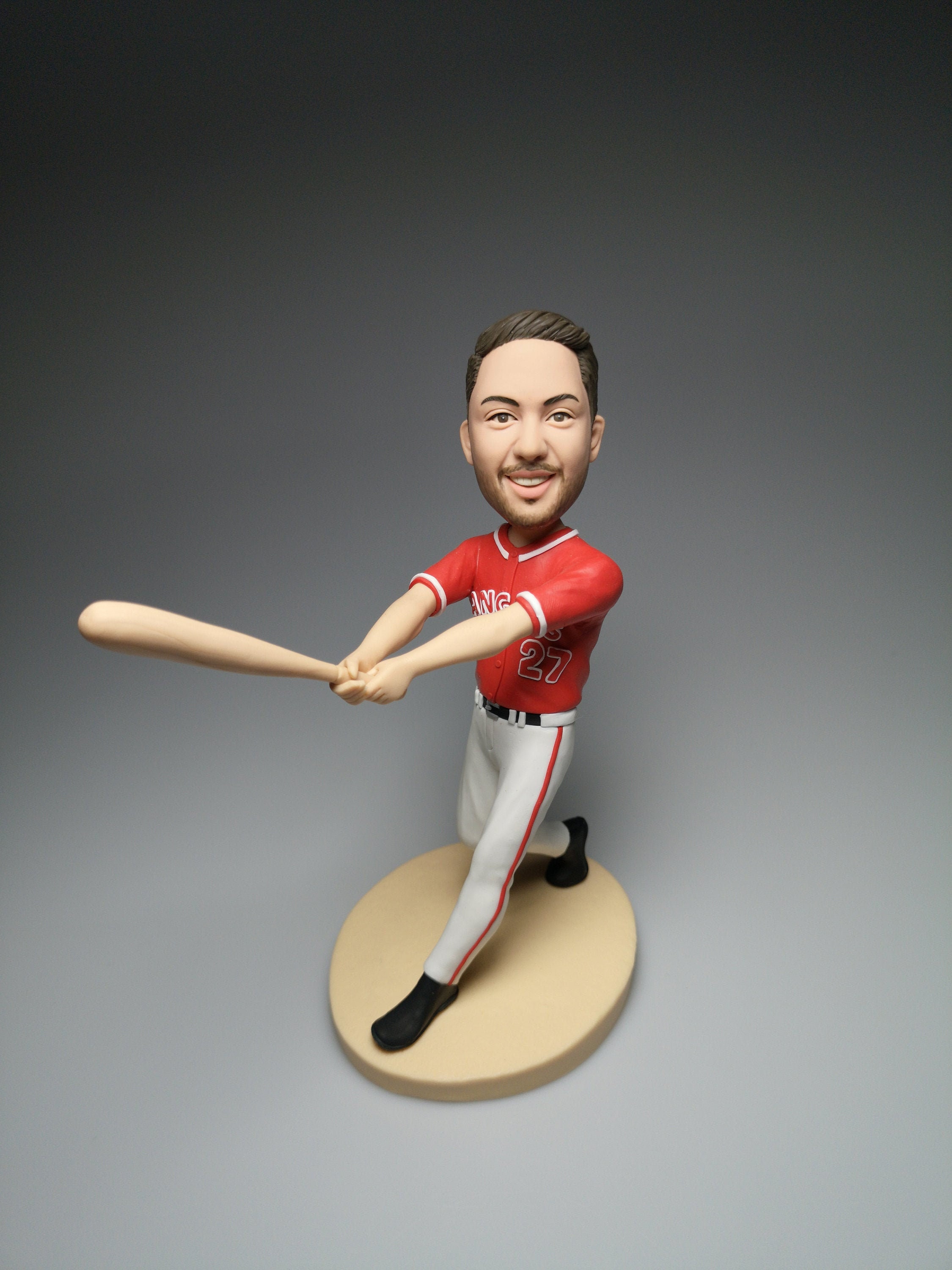 Custom baseball bobblehead personalized baseball bobblehead Etsy