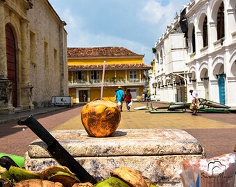 Cartagena Photography Print, Colombia Wall Art, Travel Photography, Cartagena Art Print, Colombia Gifts, Home Decor, Large Wall Art