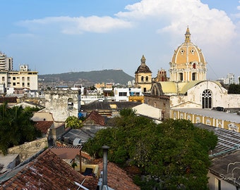 Cartagena Photography Print, Colombia Wall Art, Travel Photography, Cartagena Art Print, Colombia Gifts, Home Decor, Large Wall Art