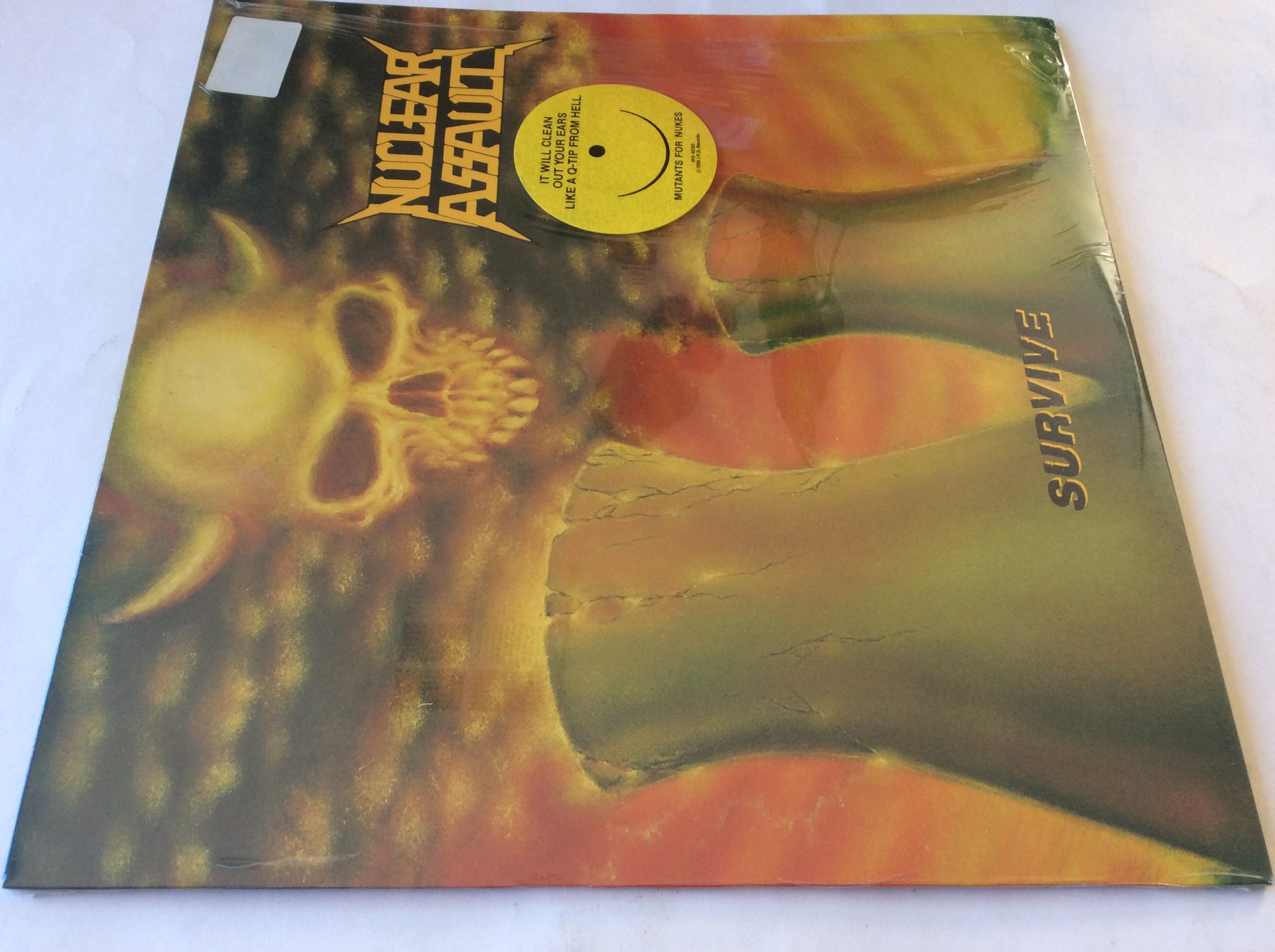 Nuclear Assault SURVIVE Original 1st Pressing US 1988 I.R.S.