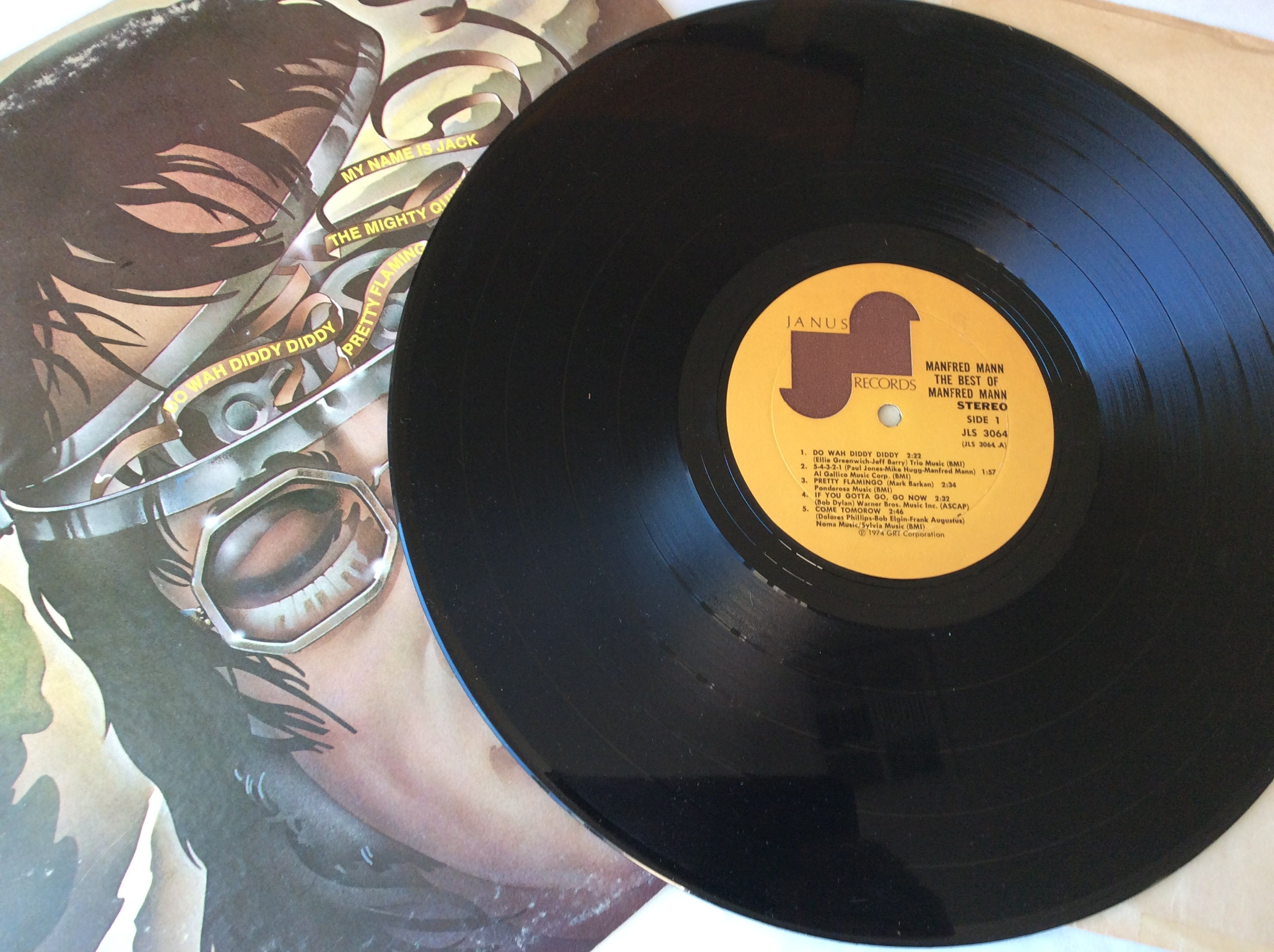 The Best of Manfred Mann / 1974 US Original LP/ Janus JLS