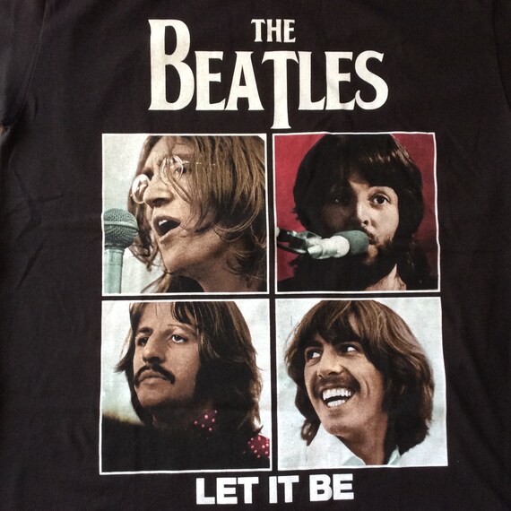 ビートルズ LET IT BE ビンテージTシャツ The Beatles Let It Be Vintage T Shirt Size L New | eBay