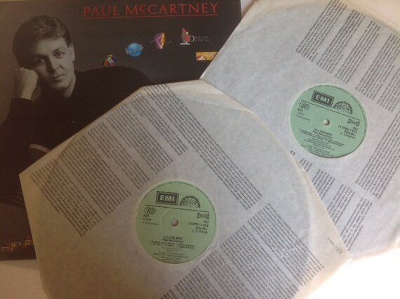 PAUL Mccartney-all the Best! -vinyl-2 Lp-record Set-/supraphon