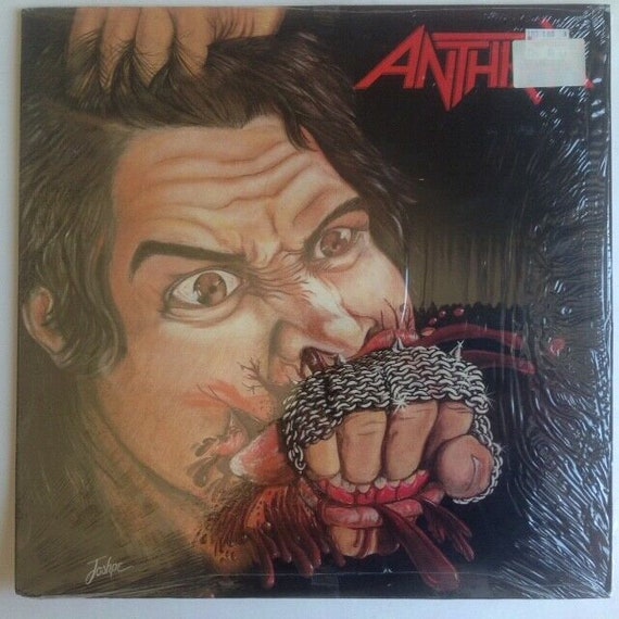 Anthrax - Fistful of Metal LP Megaforce Records MRI 469 - Original