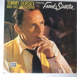Tommy Dorsey - Featuring Frank Sinatra Vinyl Record LP - Coronet CX-186-MONO