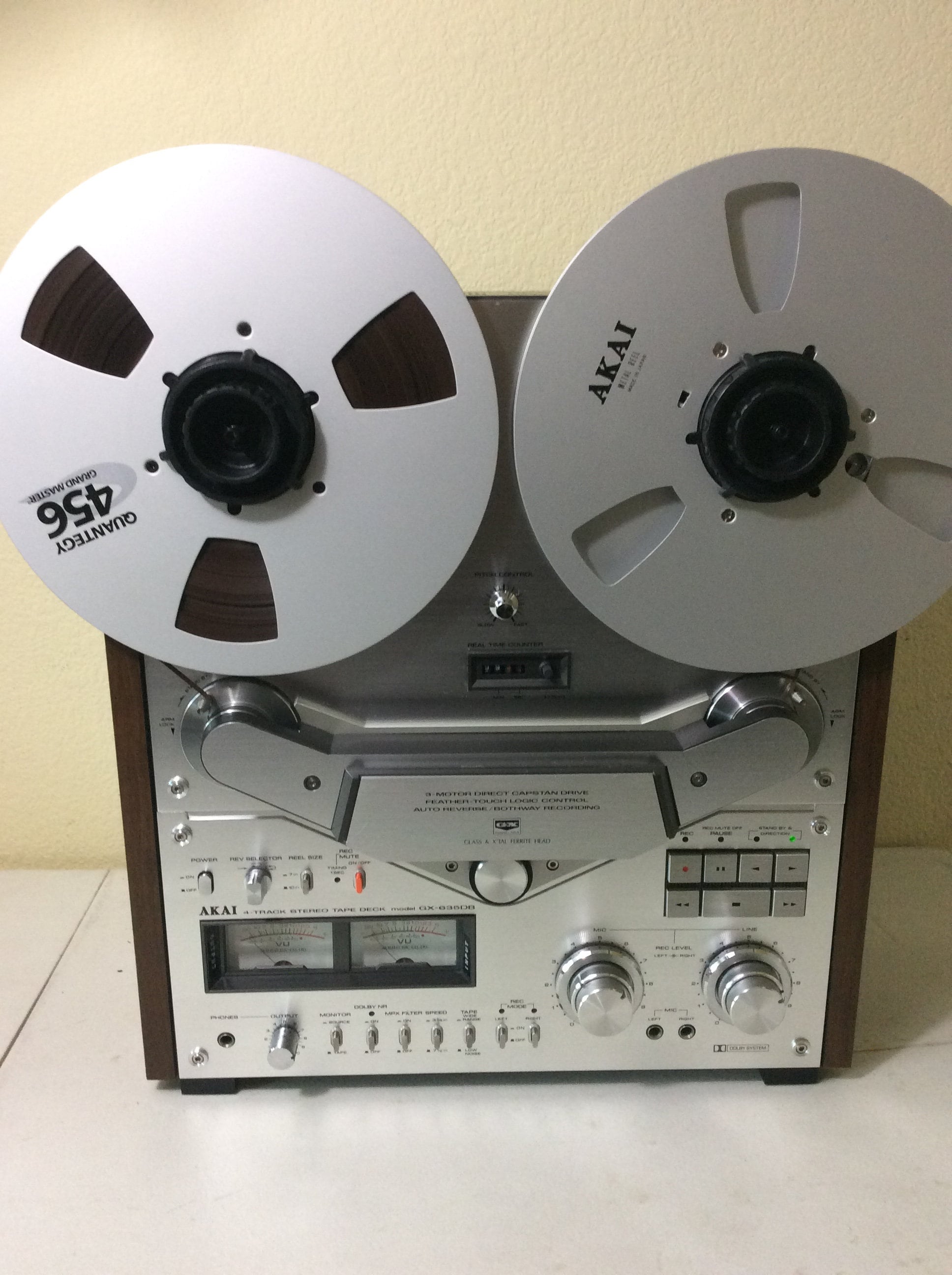 Akai GX-635DB Stereo Auto Reverse Reel to Reel Player Dolby/  Recorder/rare/1978 -  Israel