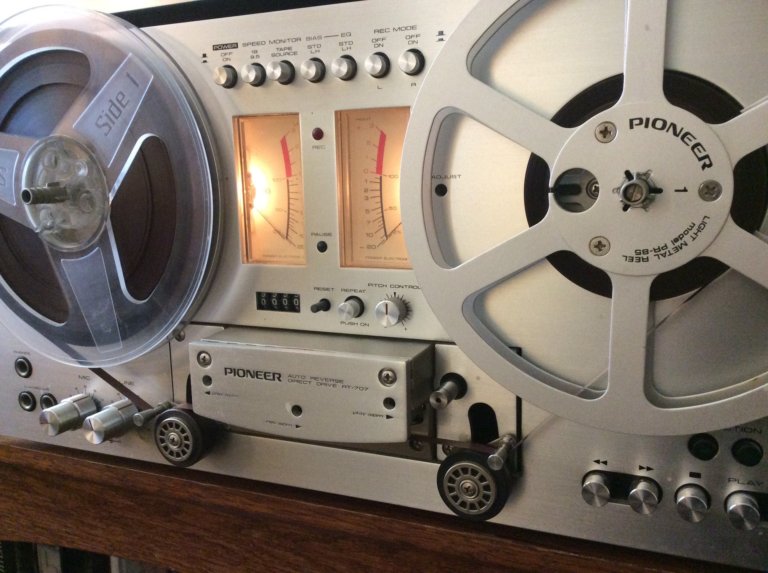 Pioneer RT-707 Direct Driver Auto Reverse Reel to Reel Tape Recorder  Vintage 