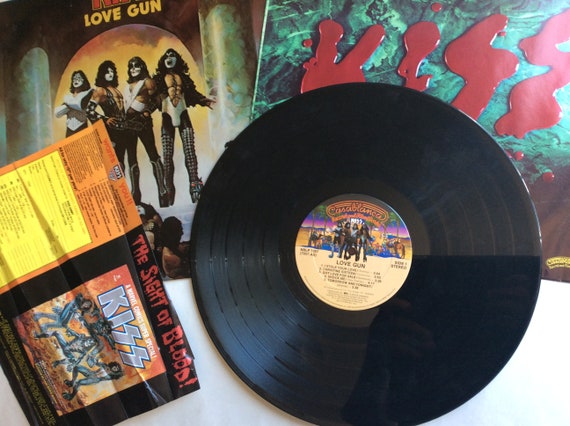 Kiss- Love Gun-vinyl Lp-original Early Press Album - Etsy