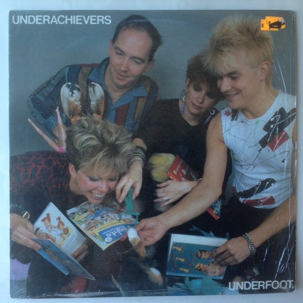 The Underachievers-Underfoot-LP-Punk-Throbbing Lobster Bisque-11-1986-NM-VINYL