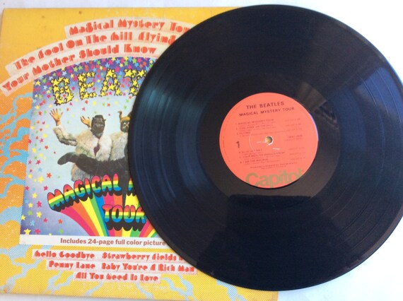 The Beatles Magical Mystery Tour US米国盤LP THE BEATLES Magical mystery tour PICTURE SLEEVE YELLOW VINYL