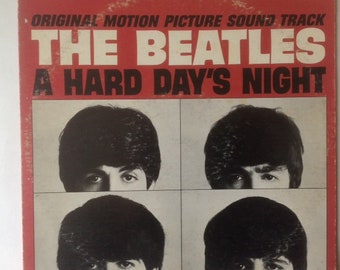A Hard Day&#39;s Night -The BEATLES-Original Soundtrack- LP-Vinyl-Album- UAS-6366