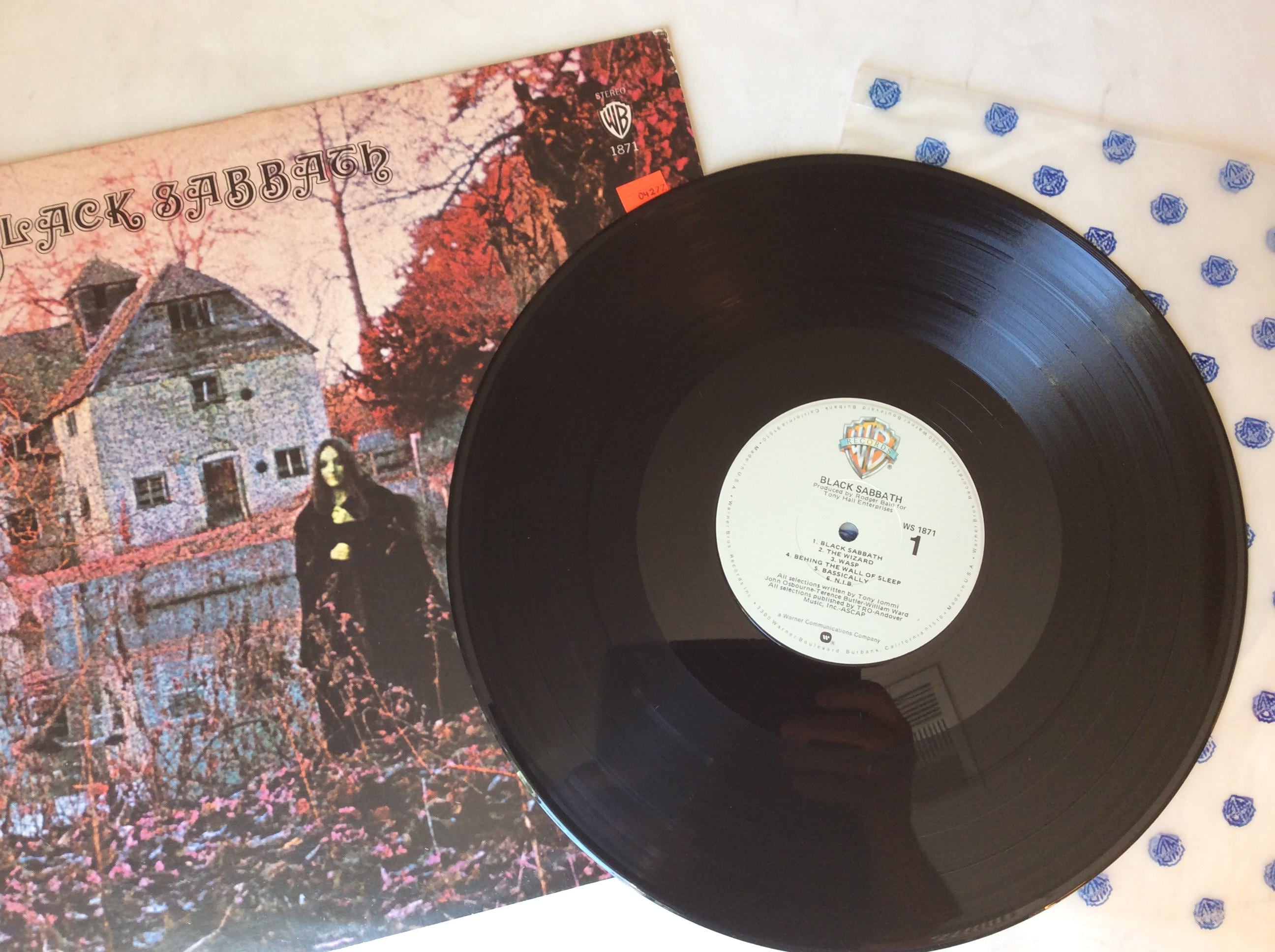 洋楽 Black Sabbath Black Sabbath WB 1871 Black Sabbath – Black Sabbath – Vinyl (Burbank labels, Terre