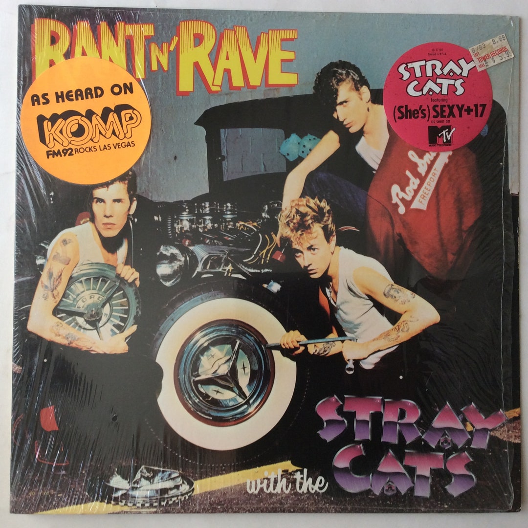 STRAY CATS / Rant N' Rave With The未開封 LP Stray Cats-rant N Rave-vinyl-lp-1983-emi-brian Setzer-so-7102