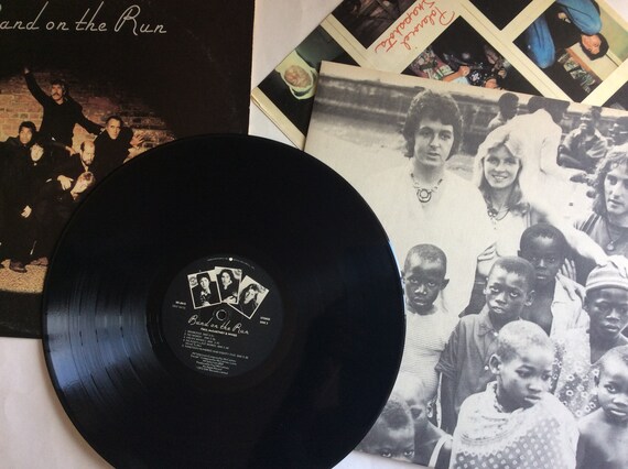Paul Mccartney Wings Band on the Run Apple Records SO 3415
