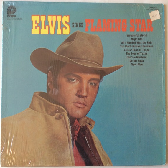 Elvis Sings Flaming Star Lp 1969 Original Vinyl Record CAS-2304 - Etsy