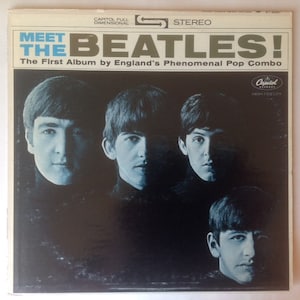 The Beatles Meet The Beatles Orig Vinyl Lp Capitol T 47 Etsy Ireland