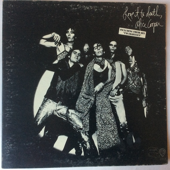 Alice Cooper-love It to Death-lp-1971-original Warner Bros Records