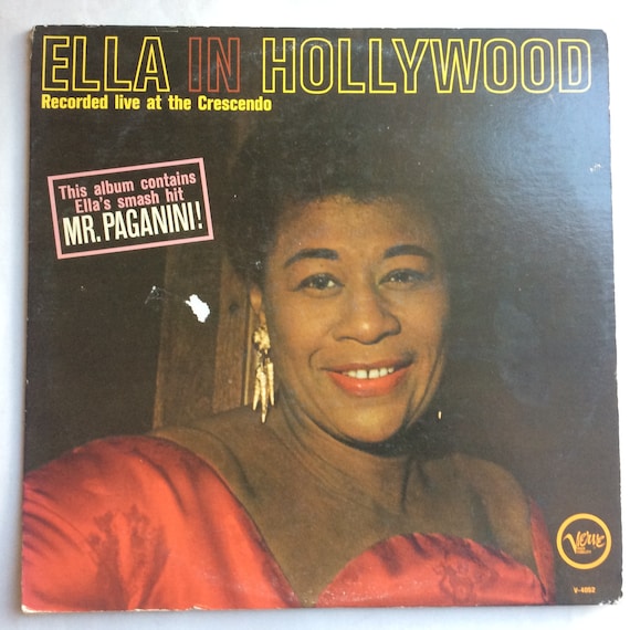 Ella Fitzgerald - Ella in Hollywood - Verve-v-4052 Mono- 1961