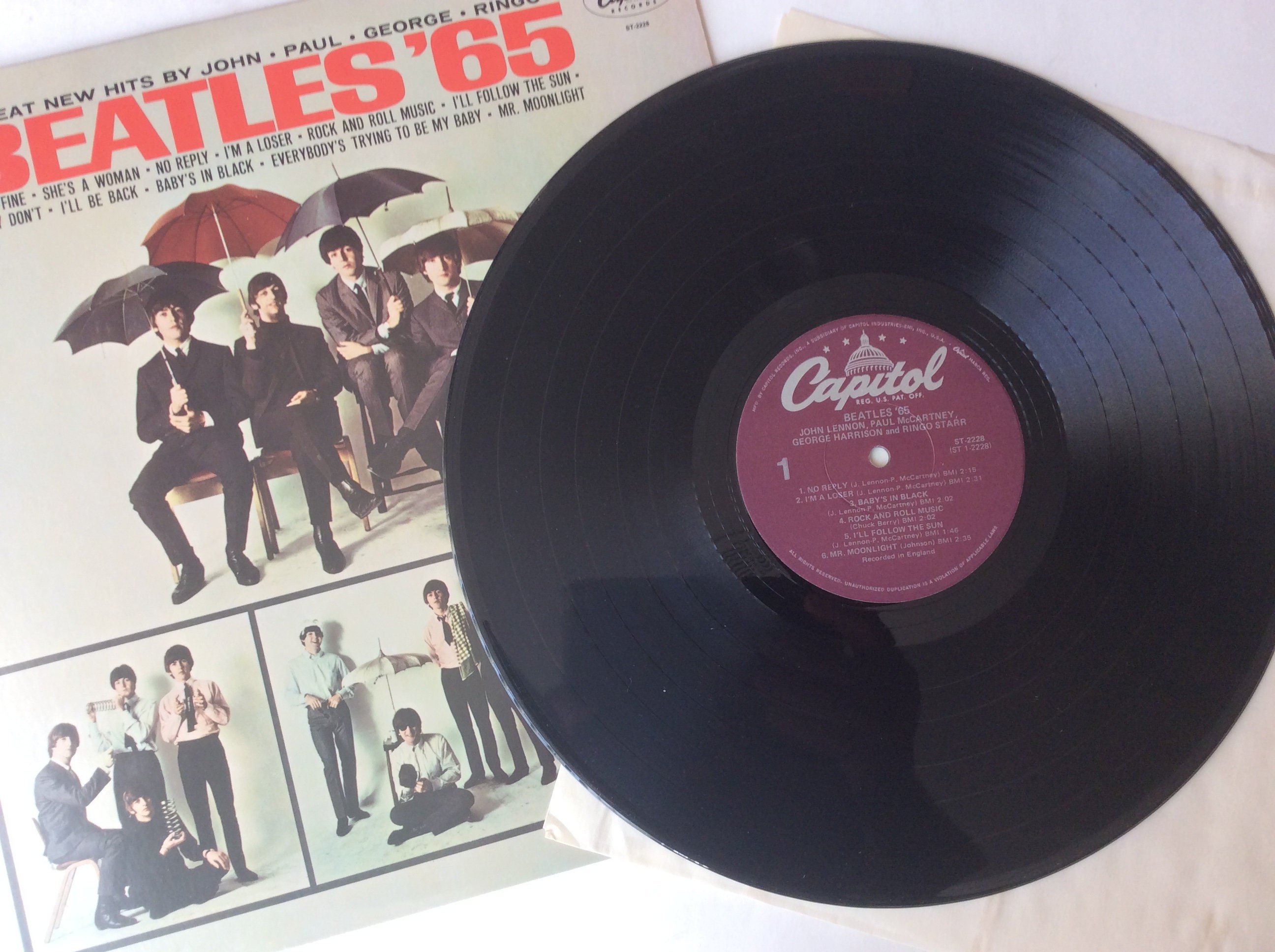 【新品未開封】【レコード】Beatles '65 The Beatles ビートルズ / ビートルズ '65（中古レコード） - BORDERLINE RECORDS