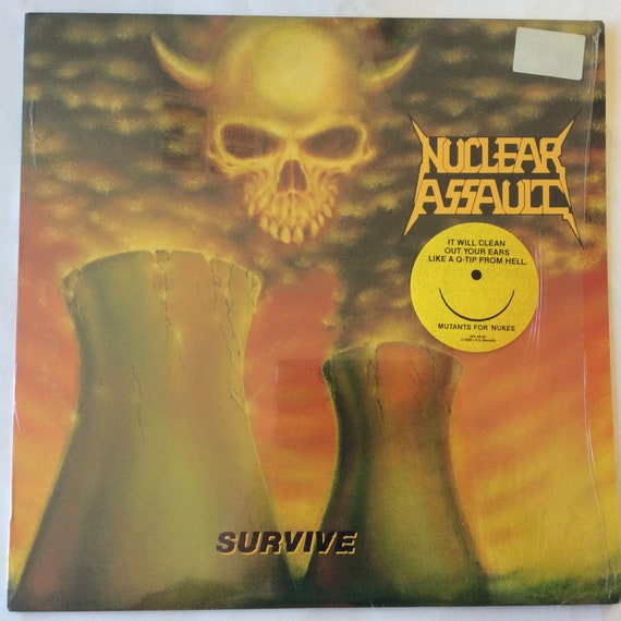 Nuclear Assault SURVIVE Original 1st Pressing US 1988 I.R.S.