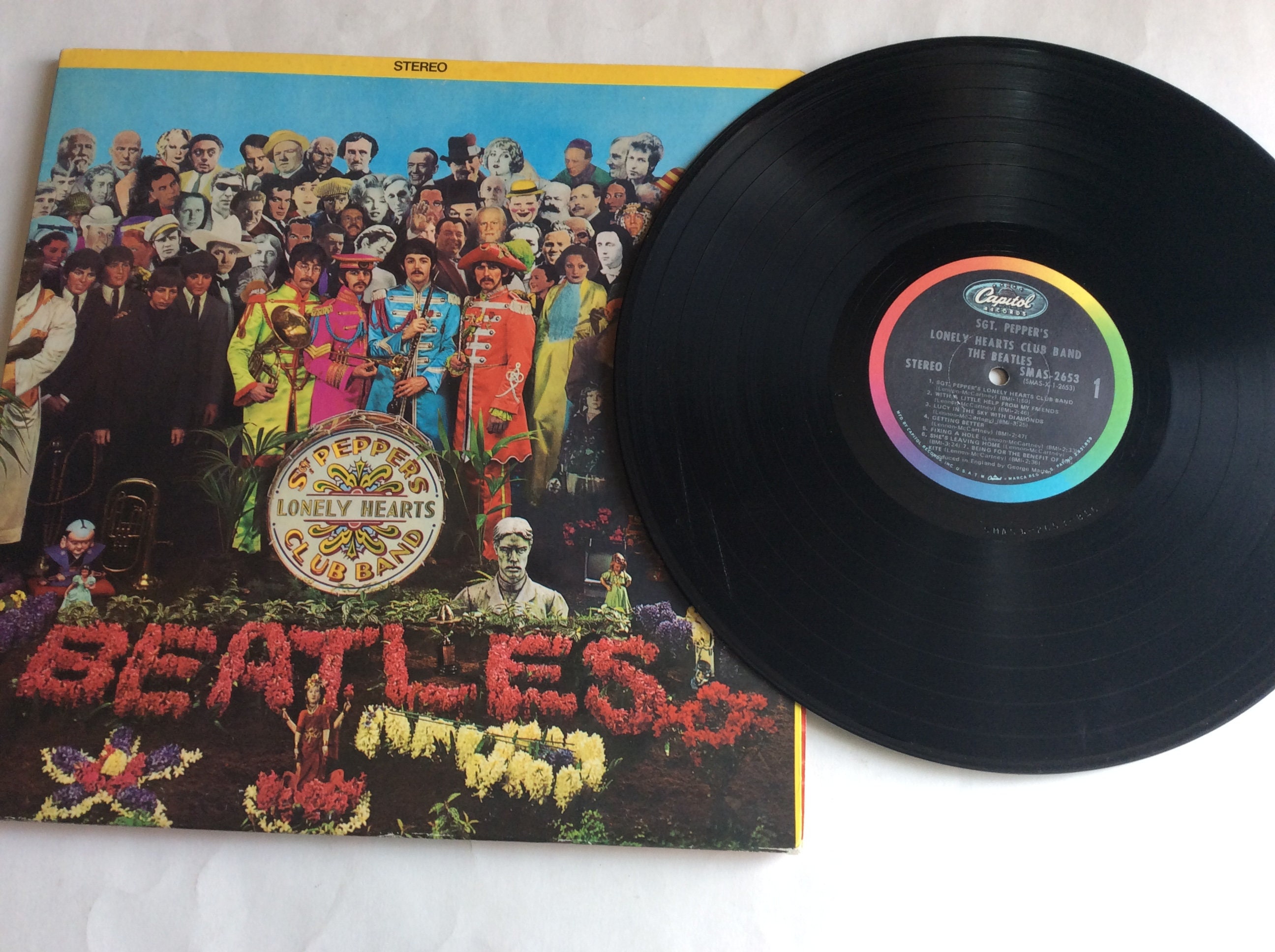 【美品】Beatles レコード LP SGT. PEPPER'S Beatles Sgt. Peppers LP Lonely Hearts Club Band Capitol