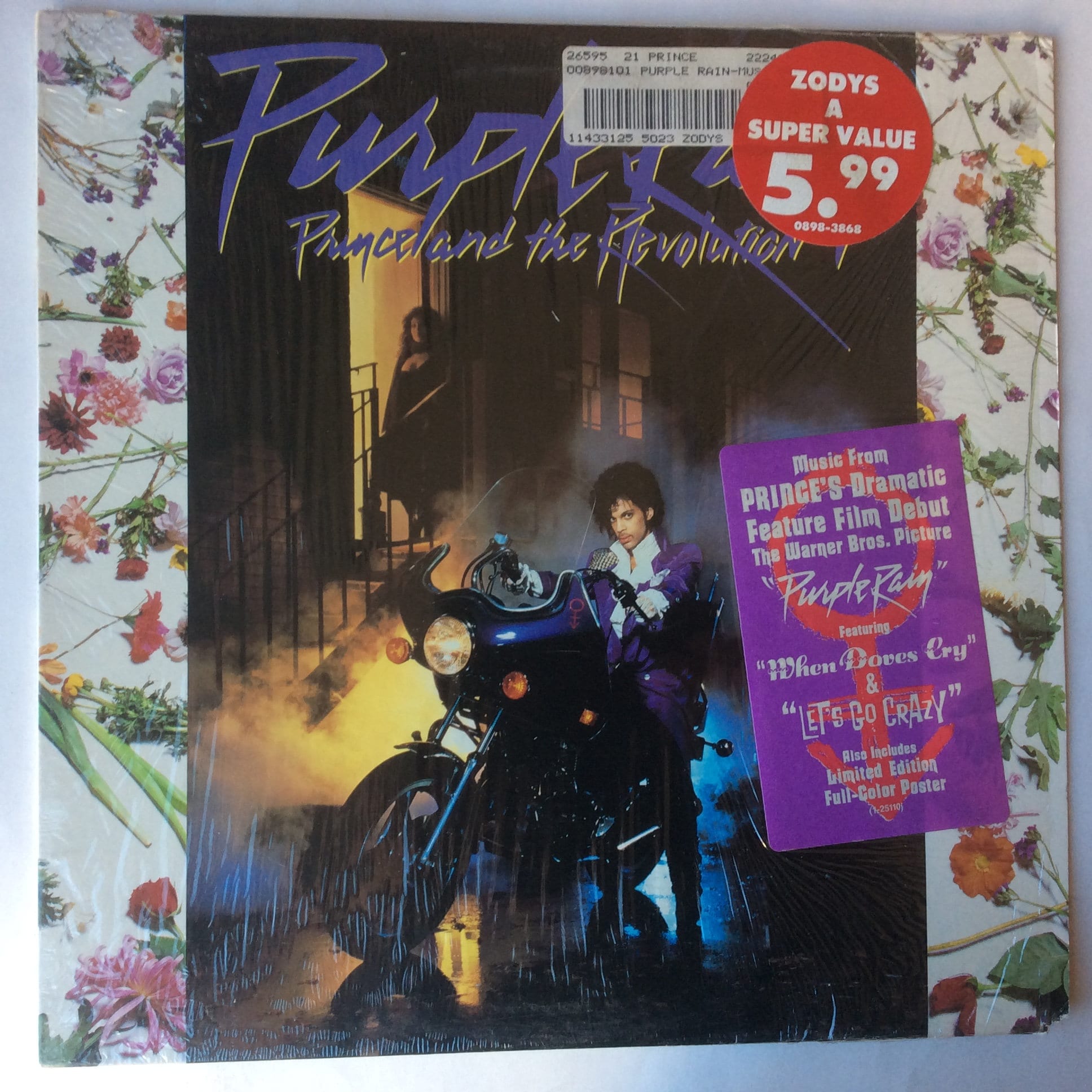 Prince and the Rain-vinyl-record-lp Warner -