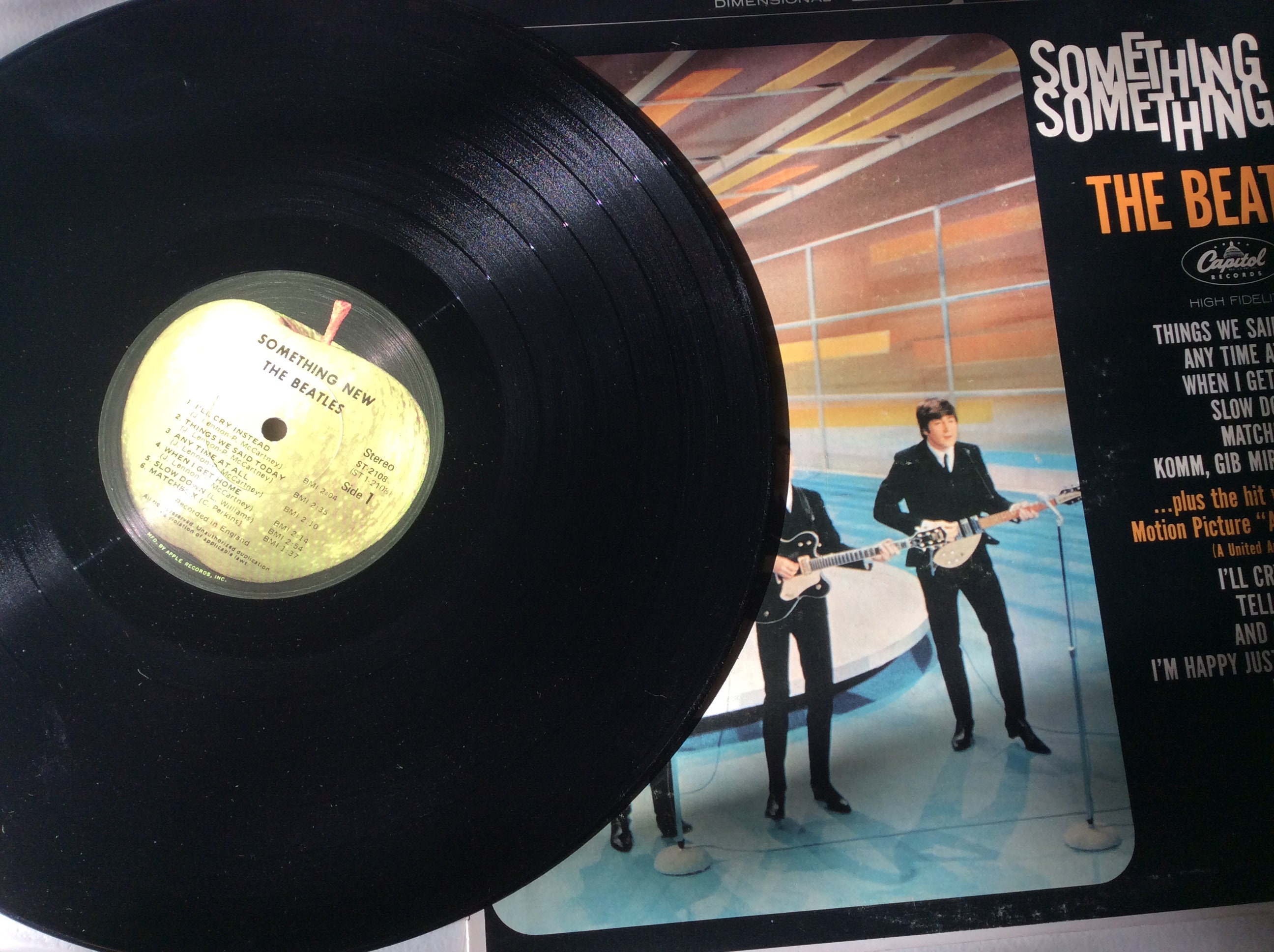 The Beatles Something New LP Capitol/apple Records ST 2108 Orig
