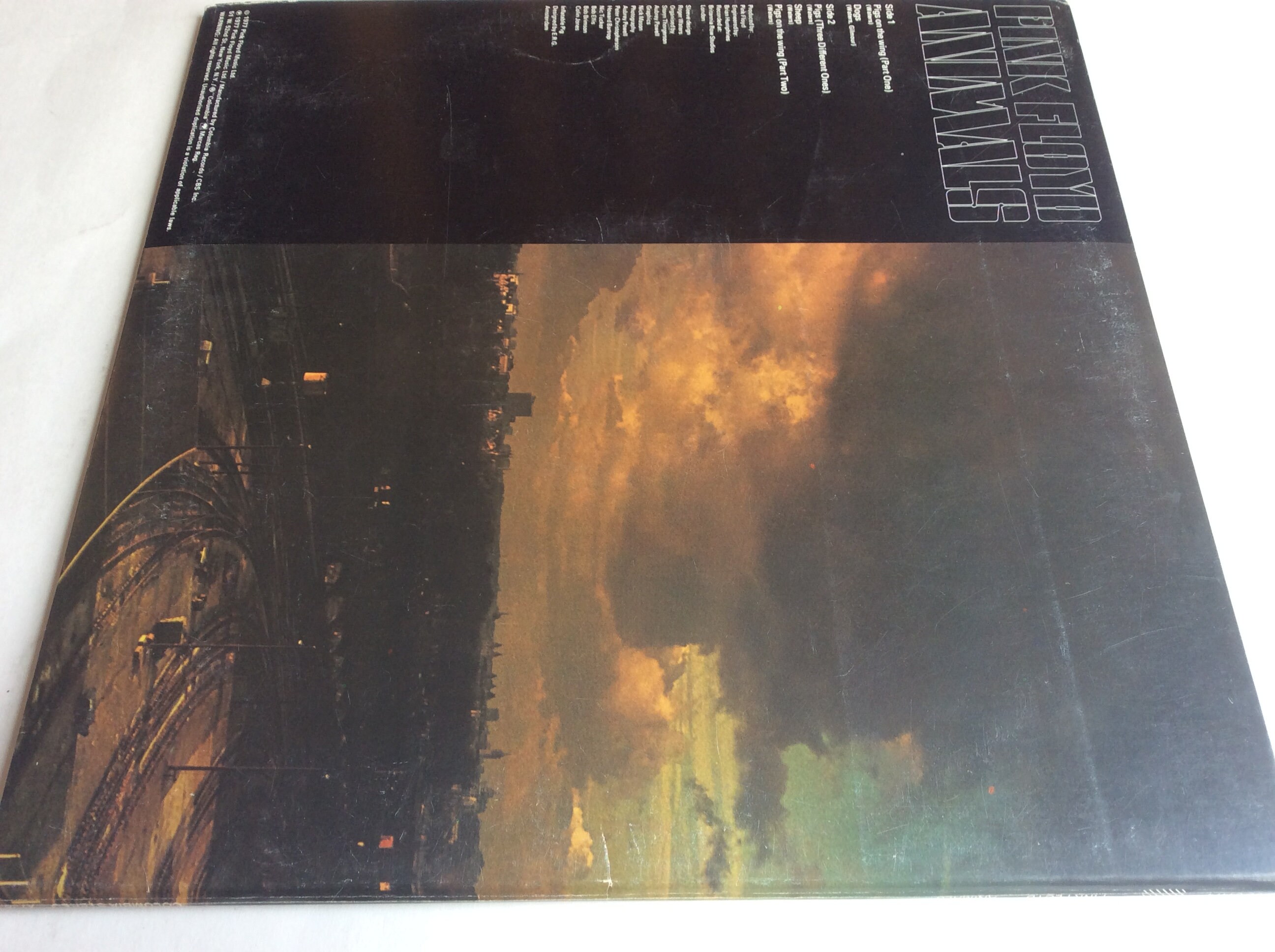 Pink Floyd-Animals-Płyta winylowa-Album-LP-Columbia JC-34474
