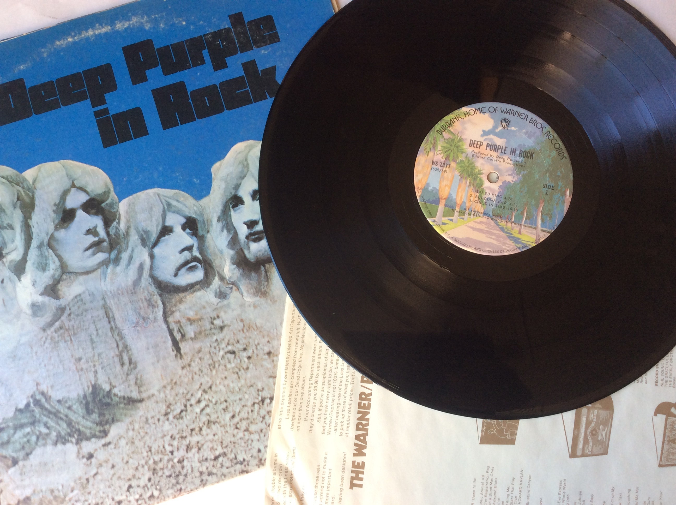 Deep Purple レコード ロック中古レコード新入荷】『DEEP PURPLE』『DOORS』レアな国内