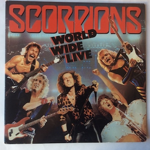 Scorpions-World Wide Live- 2-LP Schallplatte -Album- 1985 -Mercury 422-824 344-1M-2