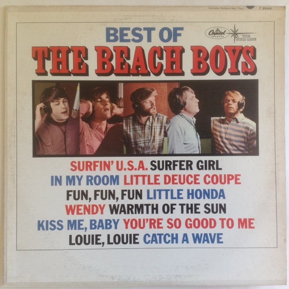 Best of the Beach Boys-capitol Records-t 2545 Mono-star Line