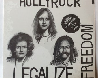 Hollyrock-Legalize Freedom -Original-Vinyl-Record-Album-Lp-Life & Death Records -1987-New-Sealed