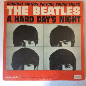 映画ポスター「ビートルズ ハード・デイズ・ナイト」中古 Hard days night 1964 - Etsy 日本