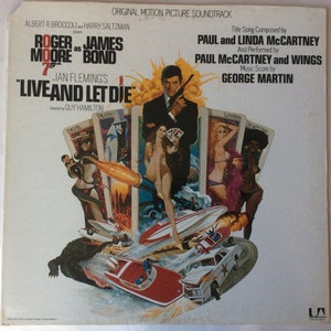 Live an Let Die -James Bond-007-Original Motion Picture Soundtrack-Paul McCartney-Vinyl Record Album LP