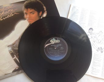 Michael Jackson Thriller 1982 Original Vinyl Record Album Epic QE