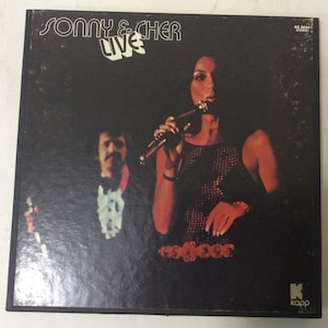 Sonny Bono & Cher, 1971 Reel-to-reel,  Live, Kapp KST 3654-B, 3 3/4 IPS