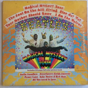 The Beatles Magical Mystery Tour Original Vinyl record Album 1967 Capitol Orange Label