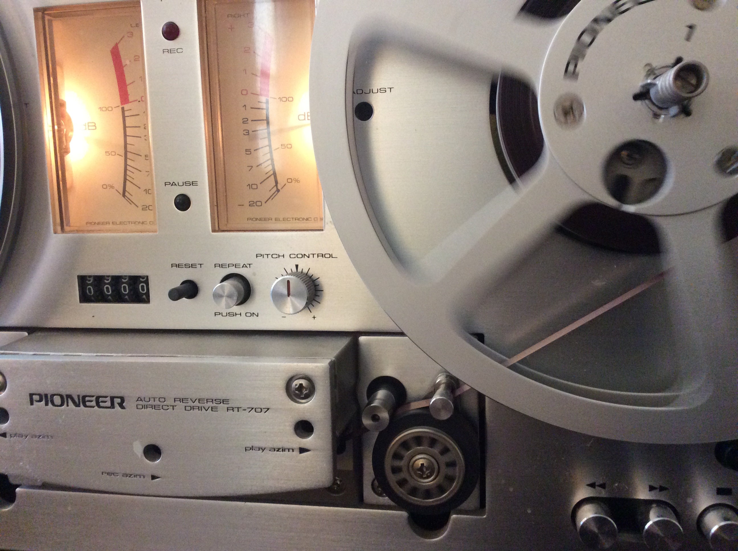Pioneer RT-707 Direct Driver Auto Reverse Reel to Reel Tape Recorder Vintage  -  Hong Kong