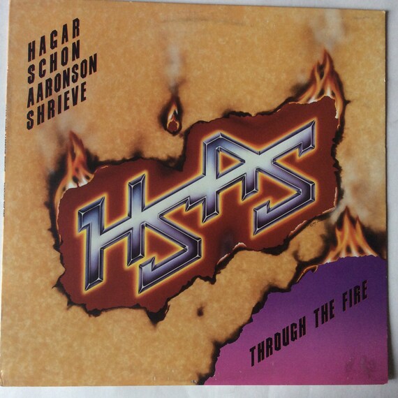 Hagar Schon Aaronson Shrieve - Through the Fire - Geffen GHS 4023