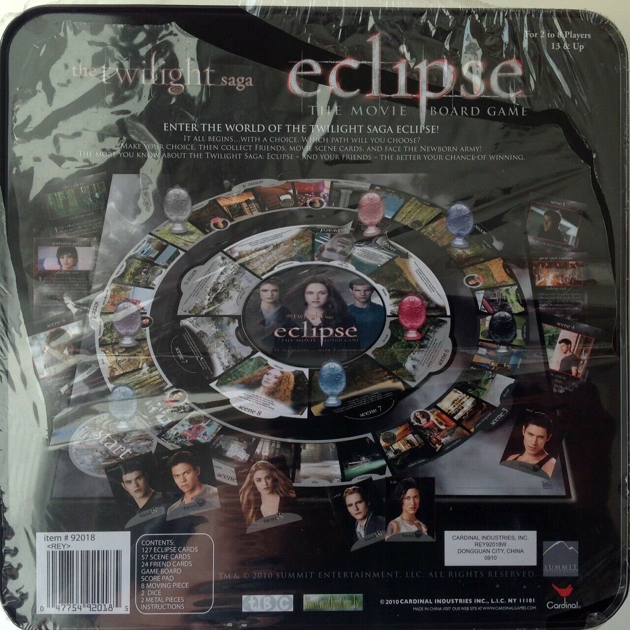 The Twilight Saga-eclipse- the Movie Board Game NIB Sealed Summit Cardinal  NEW - Etsy, image size:1280x1280